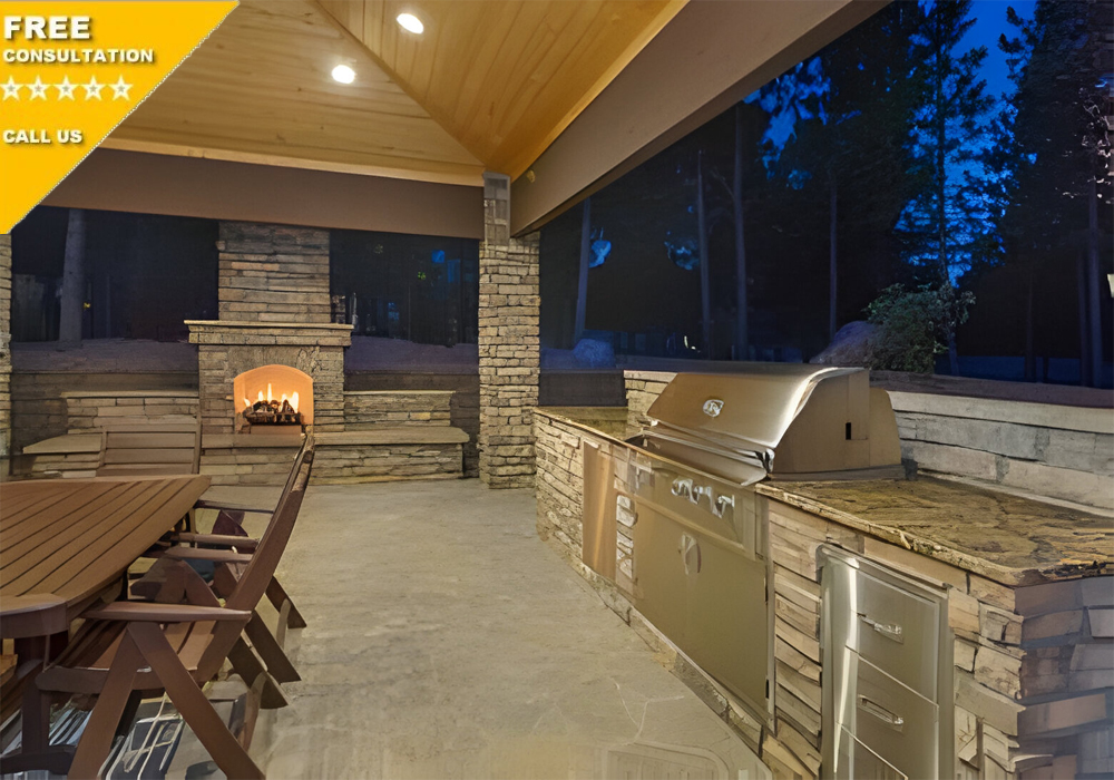 Outdoor Kitchen Designs Woodlands